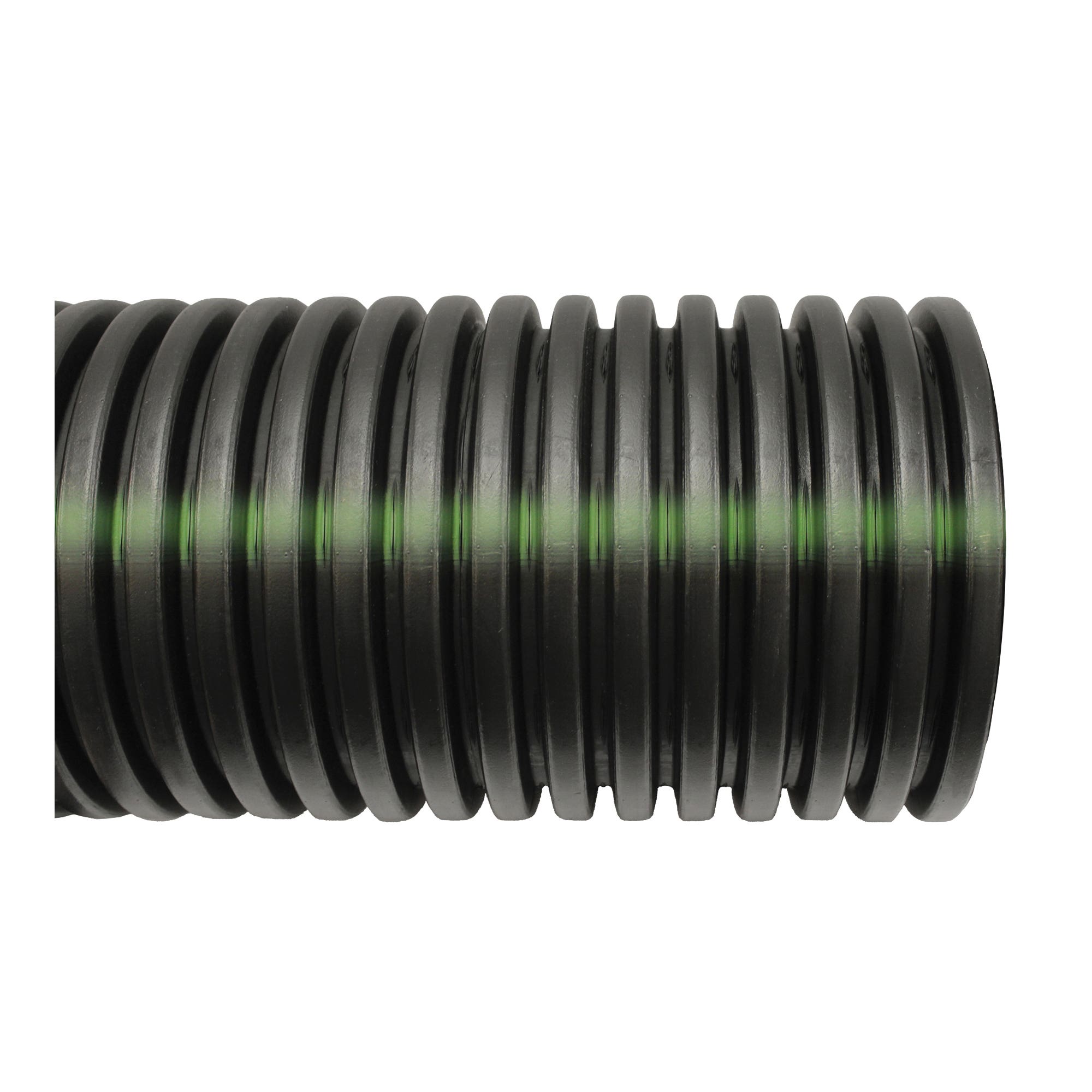 ADS 03040010 Pipe Tubing, Heavy-Duty, Single-Wall, HDPE, 10 ft L