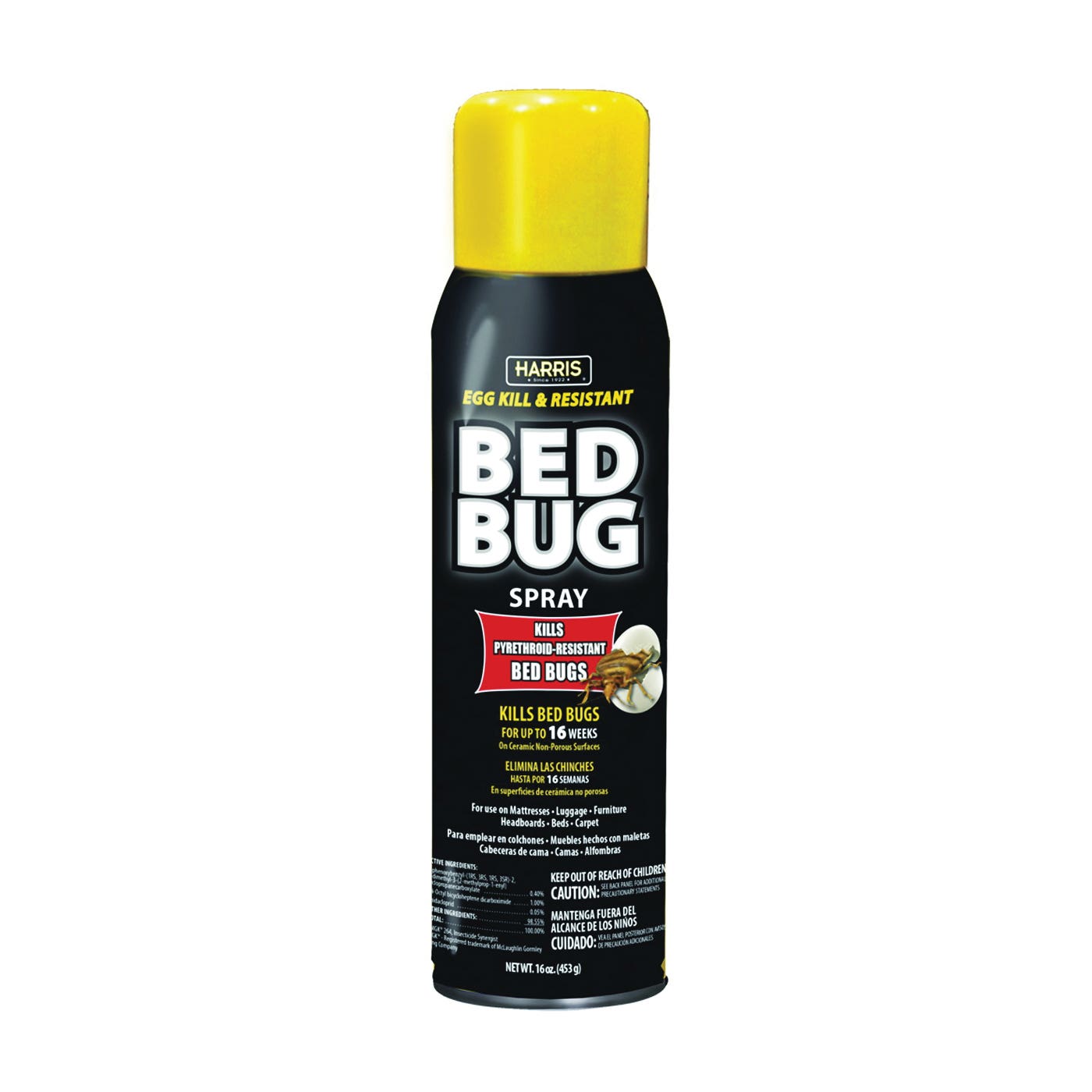 Harris Bed Bug Killer, Liquid, Spray Application, 16 oz