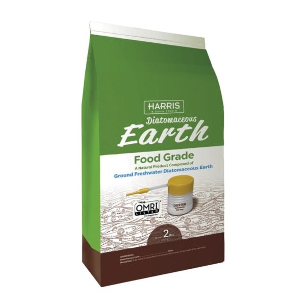 Harris Diatomaceous Earth with Powder Duster, Powder, 2 lb, Bag