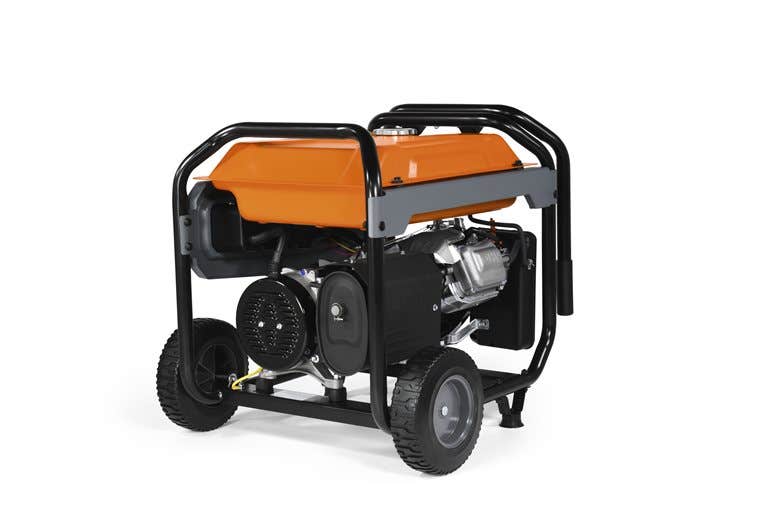 Generac GP Series 7686 Portable Generator, 66.6, 33.3 A, 120/240 V, Oil, 7.9 gal Tank, 11 hr Run Time