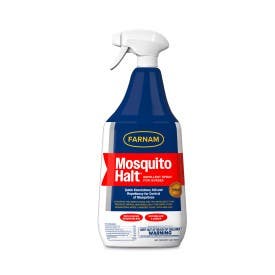 Farnam Mosquito Halt 3003441 Mosquito Repellent Spray, Liquid, 32 oz Bottle
