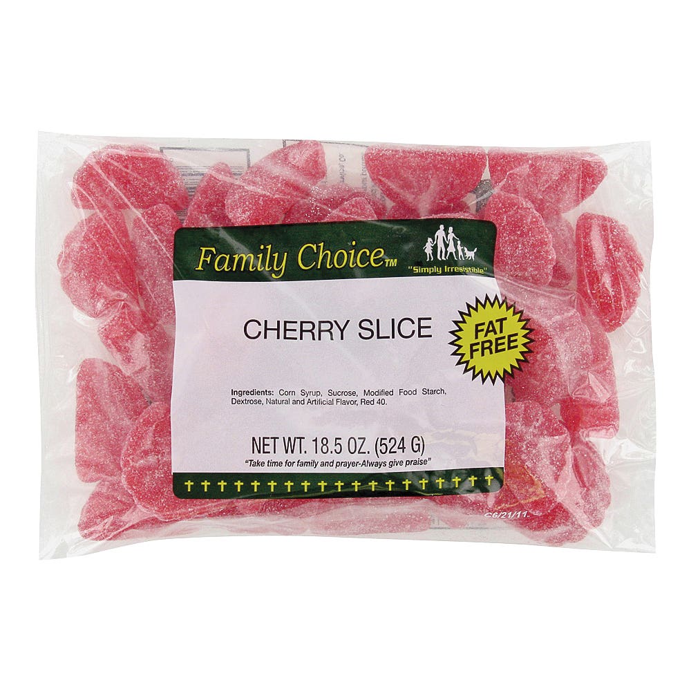 Family Choice Candy, Cherry Flavor, 14 oz