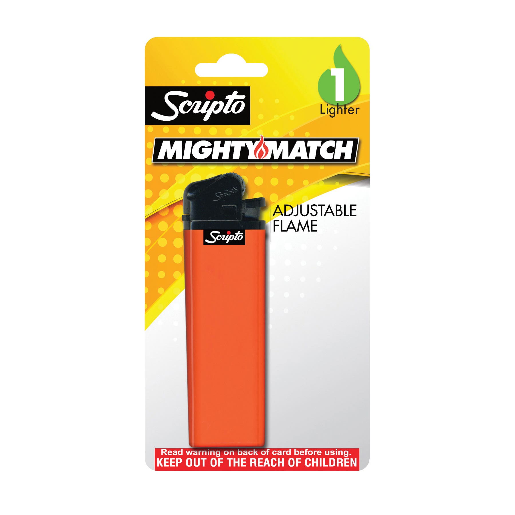 Scripto Pocket Lighter, Blue/Gold/Green/Red/Silver