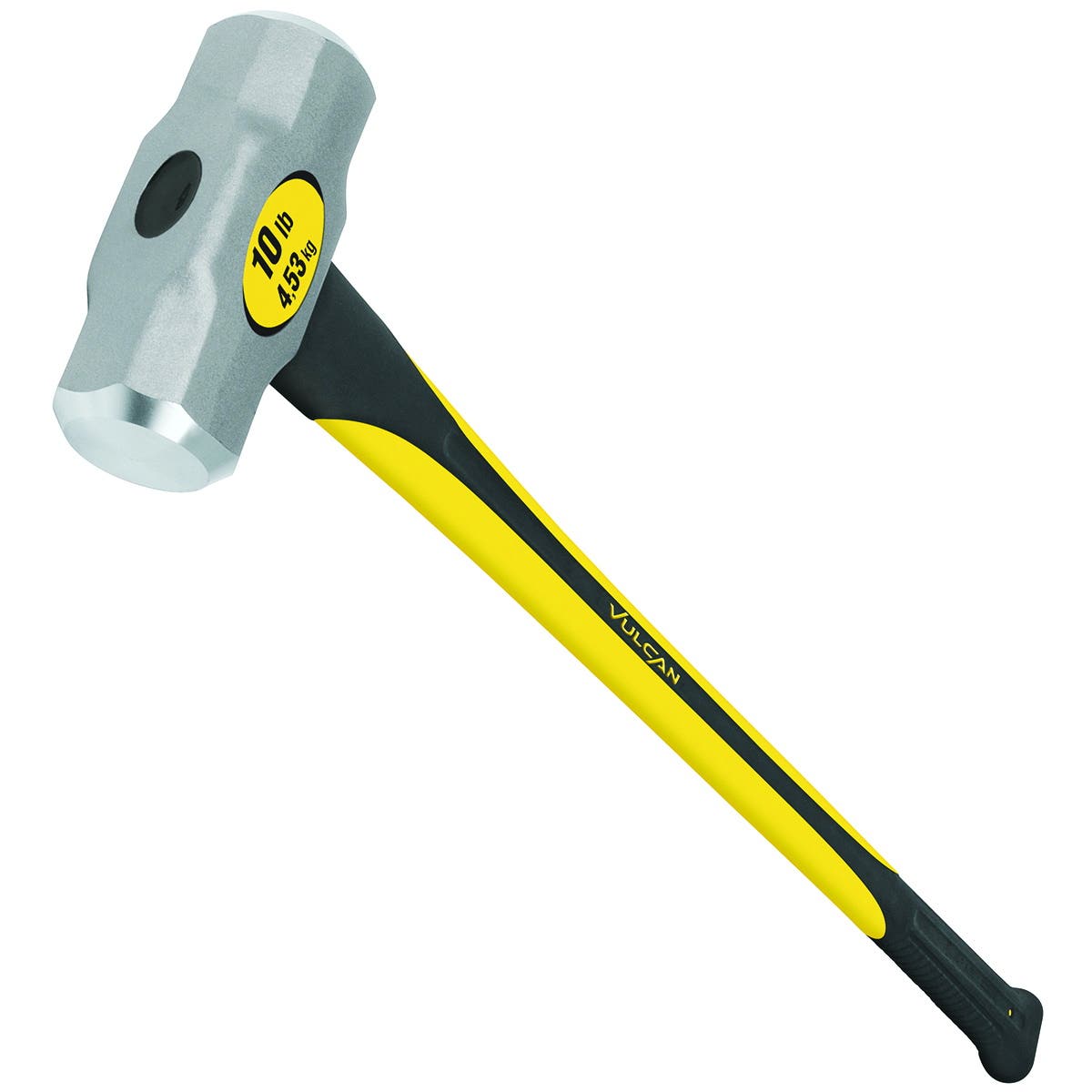 Vulcan 34499 Sledge Hammer, 10 lb Head, Forged Milled Head, Steel Head