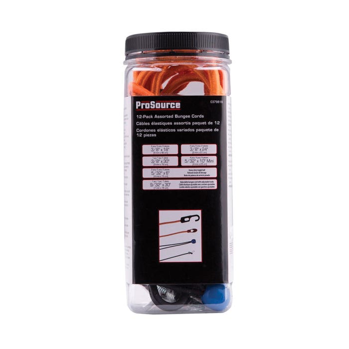 ProSource FH4035 Stretch Cord, Polypropylene, Hook End