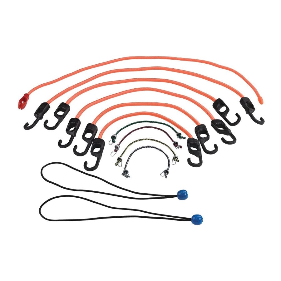 ProSource FH4035 Stretch Cord, Polypropylene, Hook End