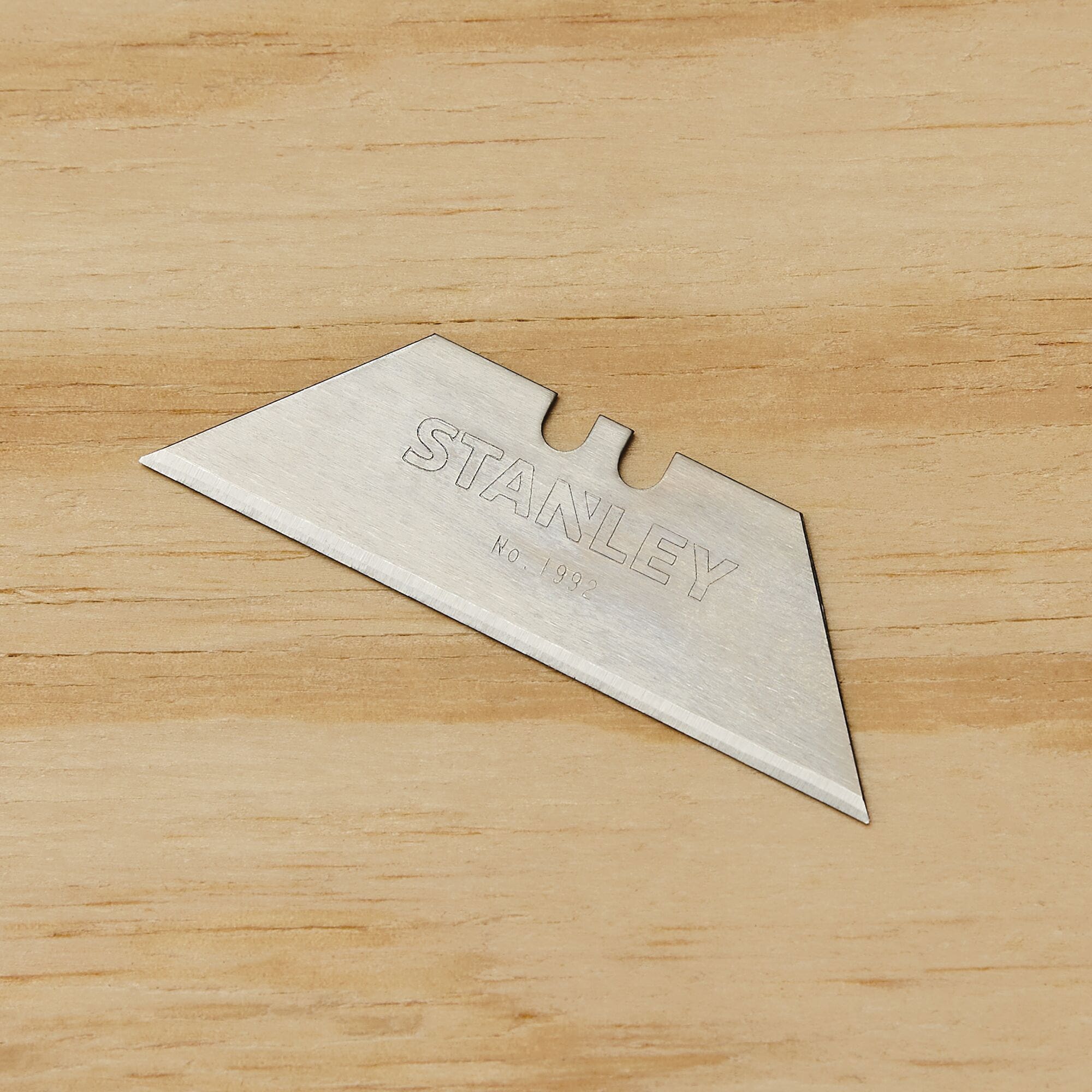 STANLEY 11-921 Utility Blade, 2-7/16 in L, HCS, 2-Point, 5/PK