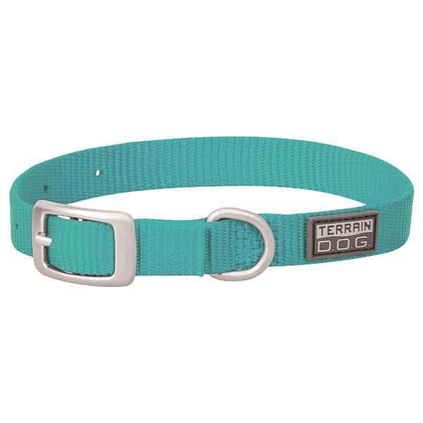 Terrain D.O.G. Nylon Single-Ply Dog Collar, Mint, 23 x 1"