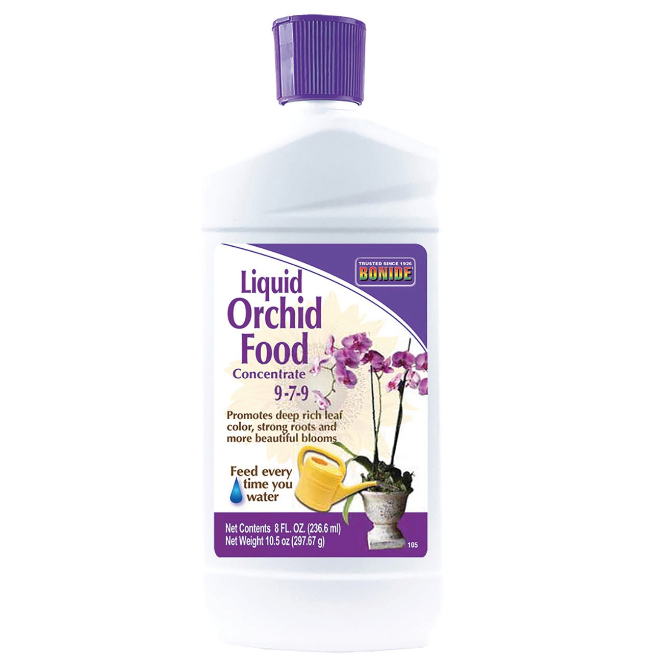 Bonide Orchid Food, 8 oz Bottle, Liquid, 9-7-9 N-P-K Ratio