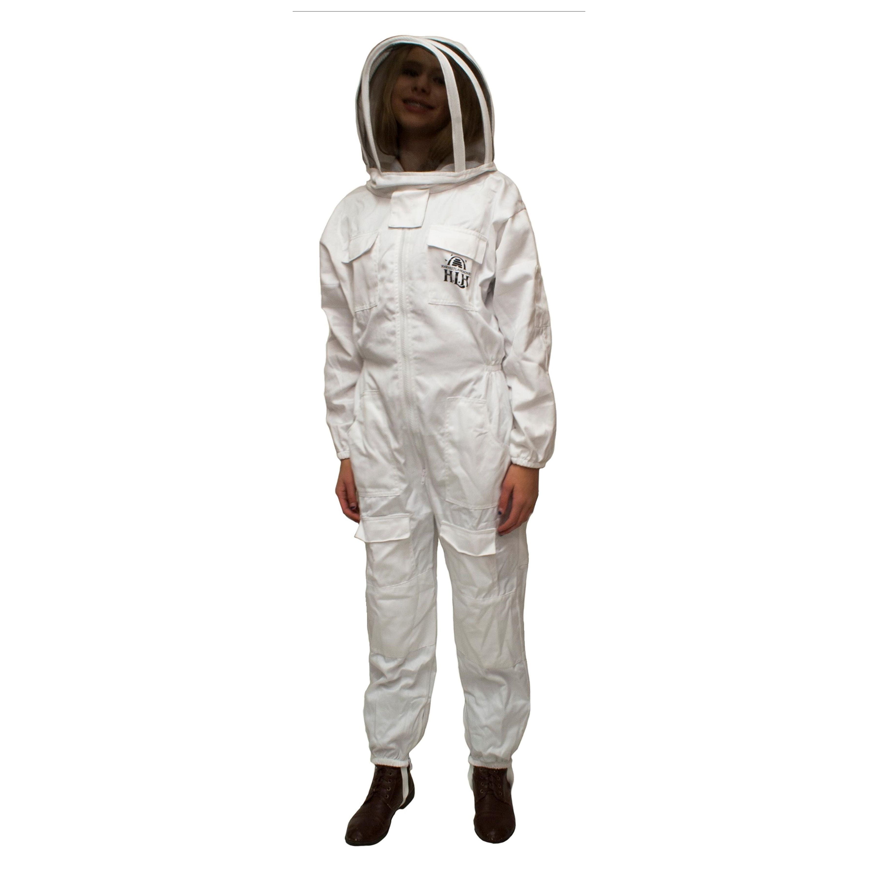 Harvest Lane Honey CLOTHSM-101 Beekeeping Suit, M, Zipper, Polycotton