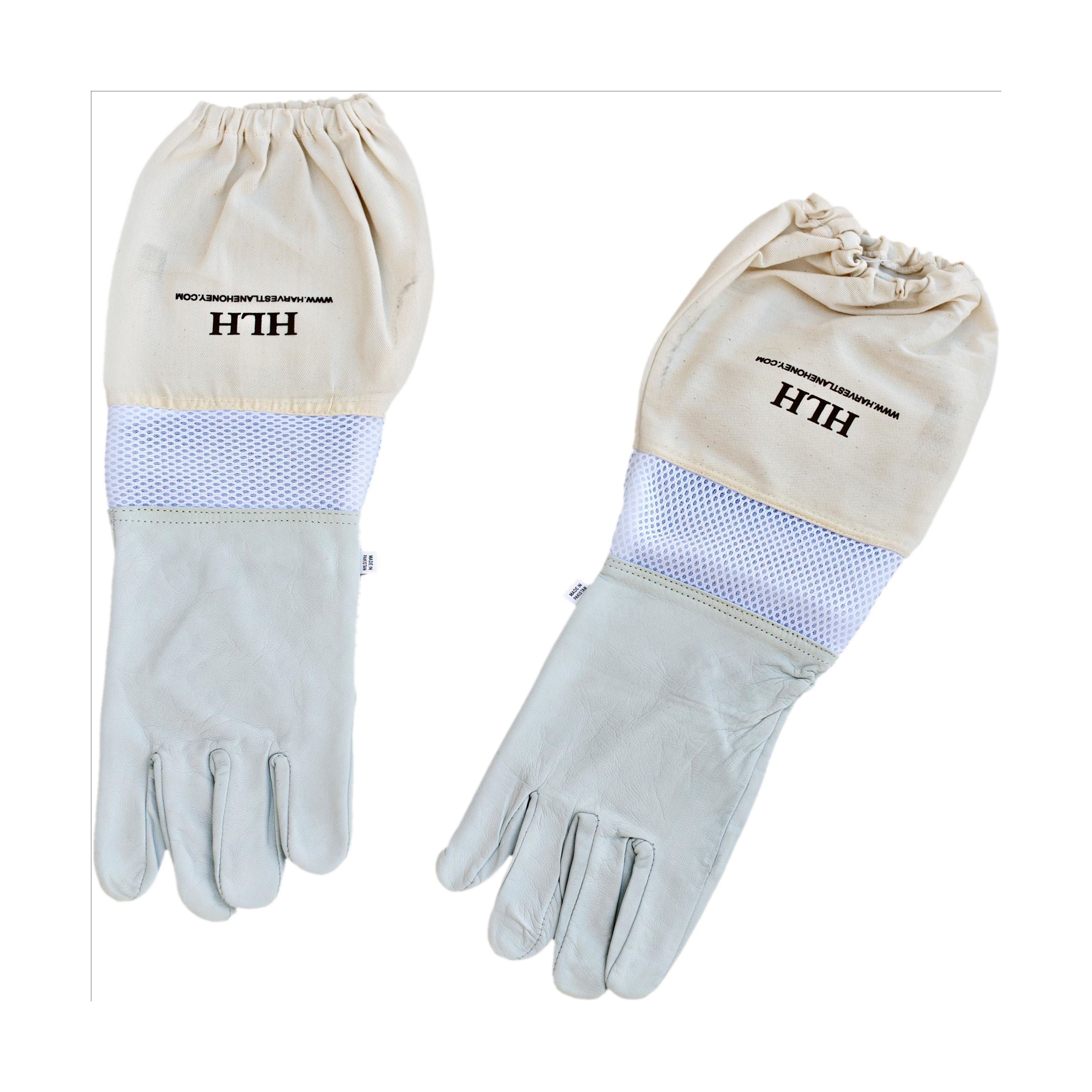 Harvest Lane Honey CLOTHGS-103 Beekeeping Gloves, S, Goatskin Leather