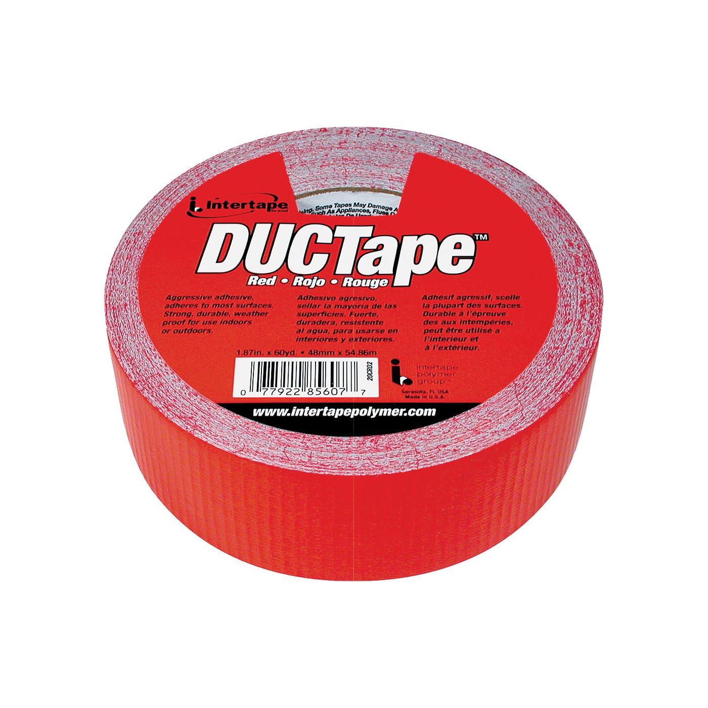 IPG Red Duct Tape 60 yd x 1.88 in