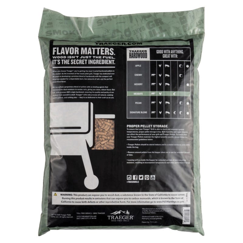 Traeger Mesquite Hardwood Pellets