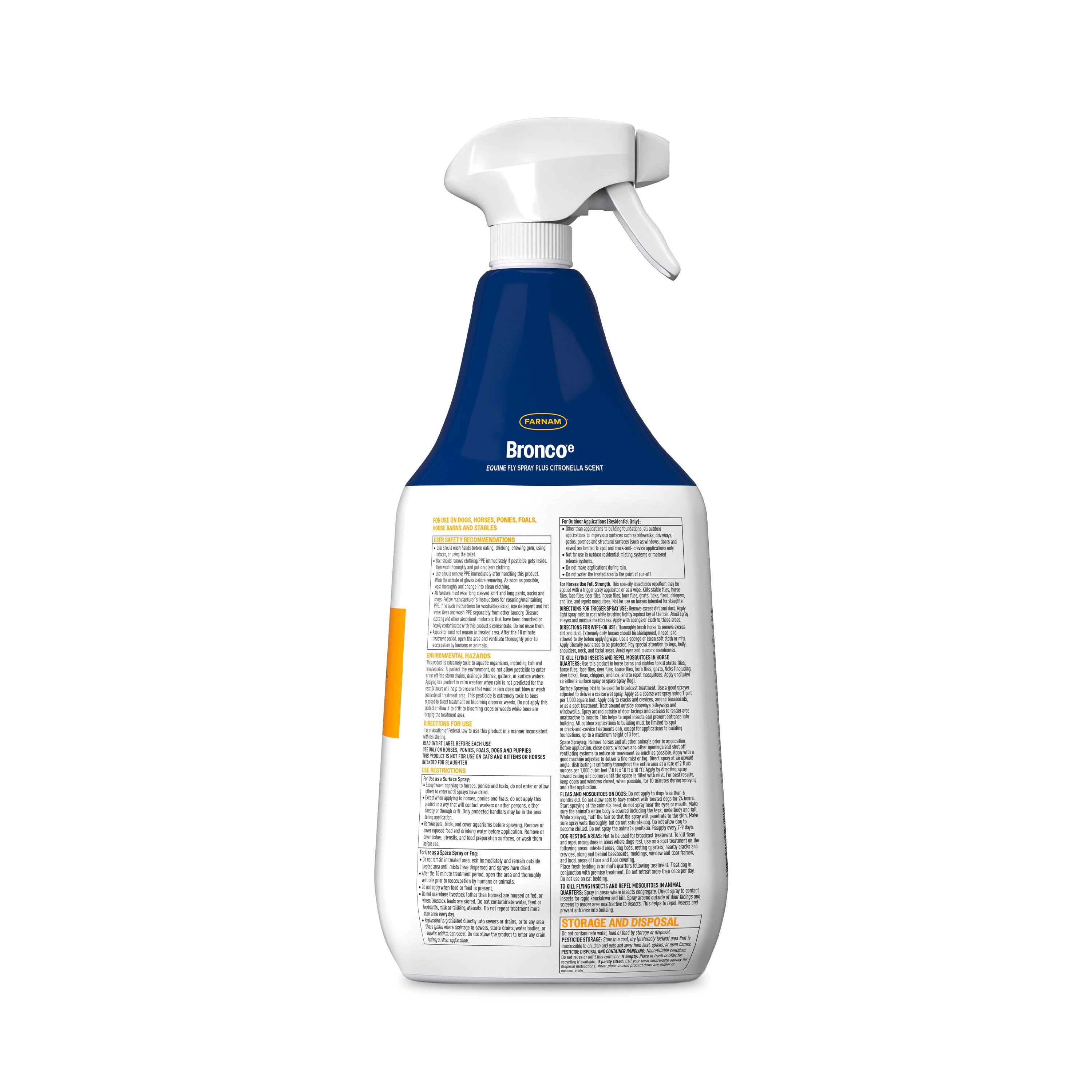 Farnam Broncoe Citronella Fly Spray 32 oz