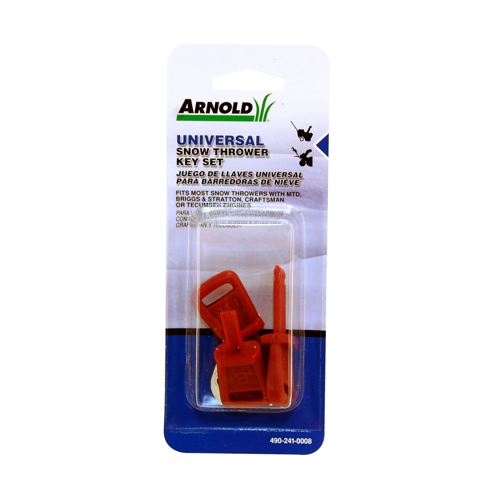 Arnold 490-241-0008 Snow Thrower Key Set