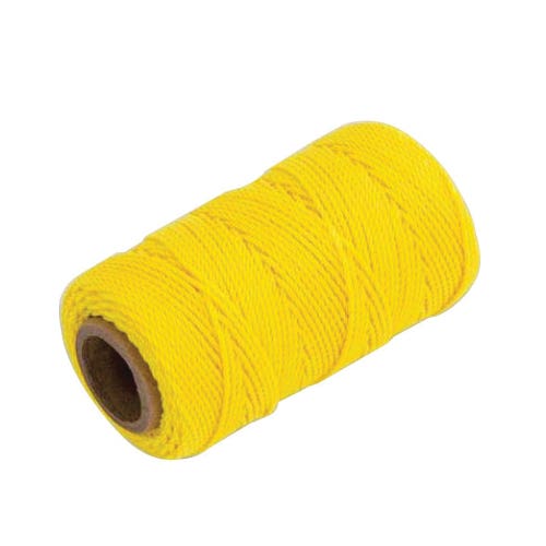 Marshalltown 621 Mason Line, 285 ft L, Nylon, Yellow