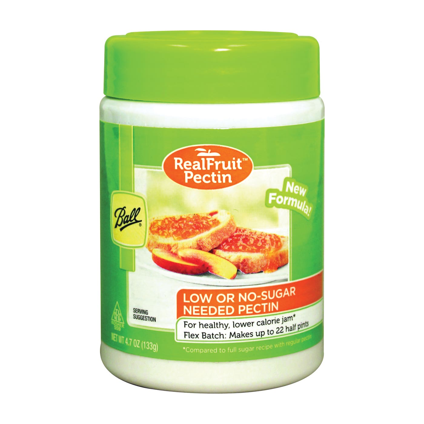 Ball 2213743 Pectin, Ingredients: Calcium Ascorbate (Retains Color), Citric Acid (Assists Gel), Dextrose, Fruit Pectin