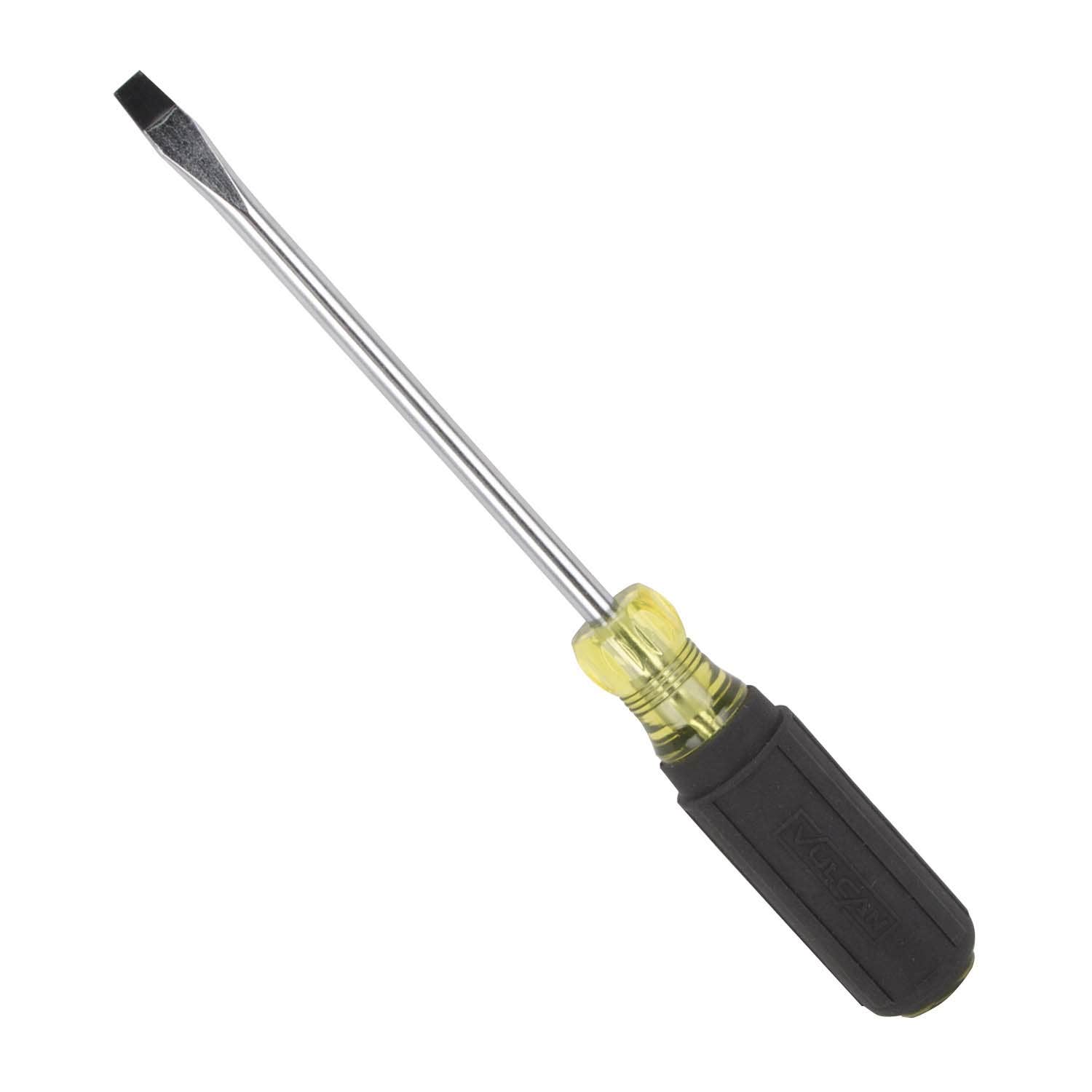 Vulcan MP-SD07 Screwdriver, 5/16 in Drive, Slotted Drive, 10-1/2 in OAL, 6 in L Shank, Plastic/Rubber Handle