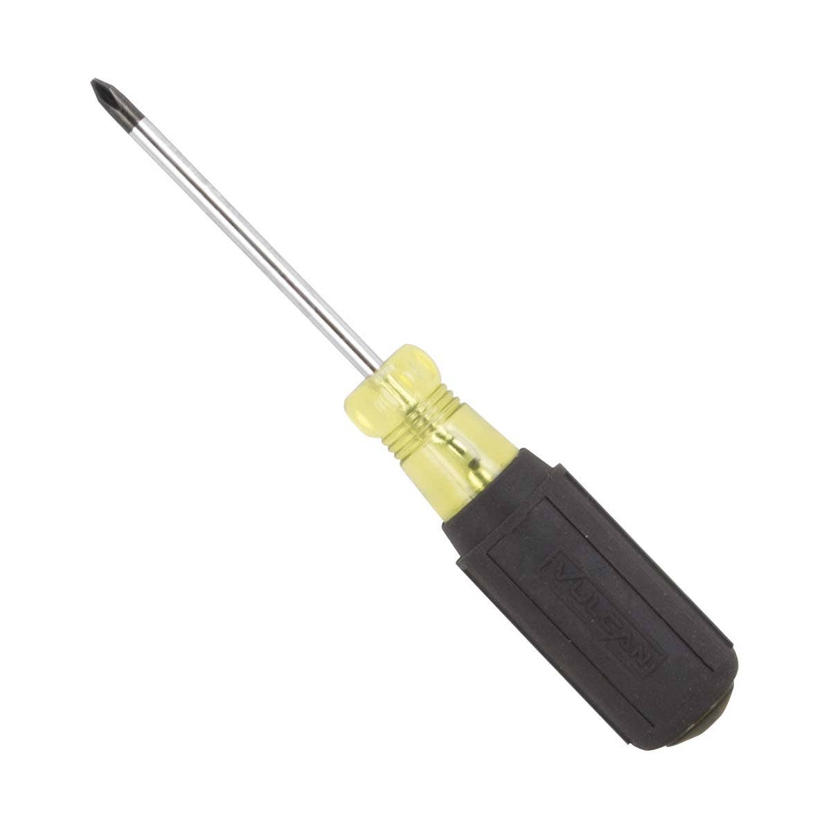 Vulcan MP-SD10 Screwdriver, 1 Drive, Phillips Drive, 6-3/4 in OAL, 3 in L Shank, Plastic/Rubber Handle