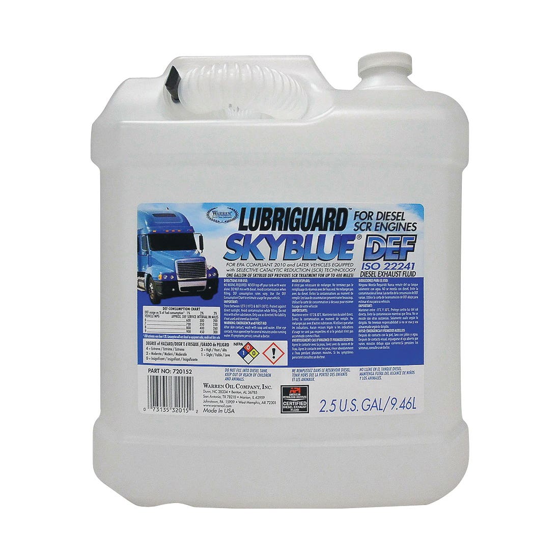Lubriguard 720152 Diesel Fuel Additive, 2.5 gal