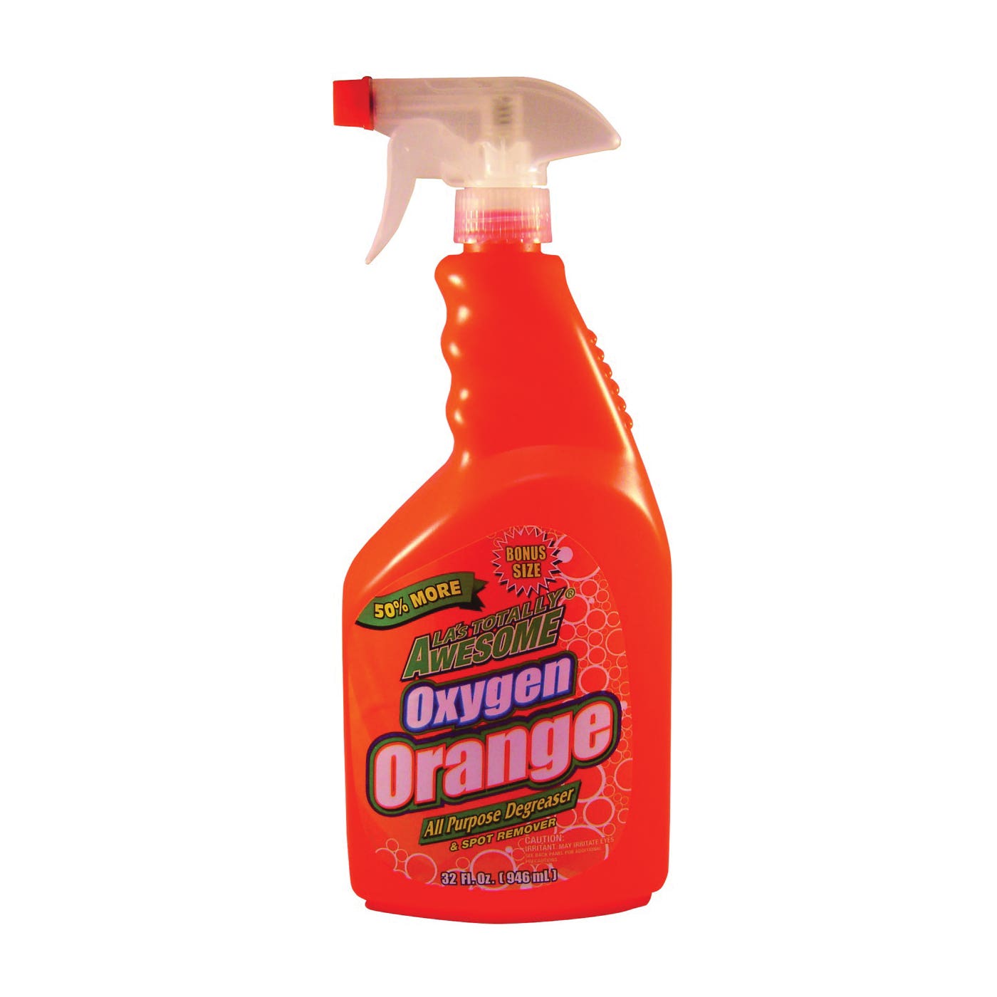 LA's TOTALLY AWESOME 361 All-Purpose Cleaner and Degreaser, 32 oz Bottle, Liquid, Orange