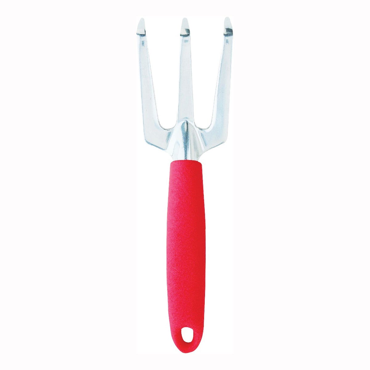 CORONA Garden Cultivator, 10-1/4 in L, 3-1/2 in L Tine, 3 -Tine, Aluminum Handle