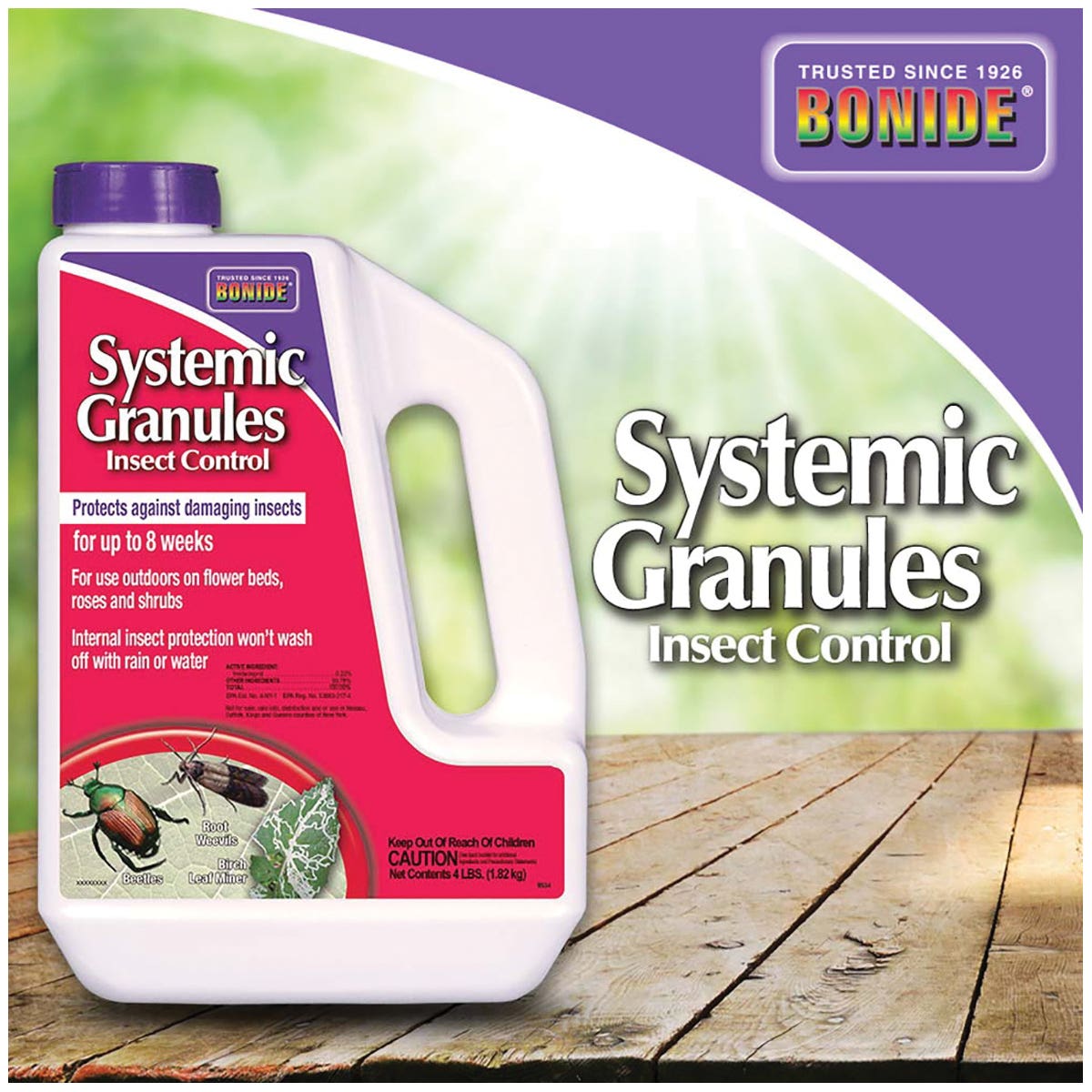 Bonide 9534 Insect Control, 4 lb Bottle