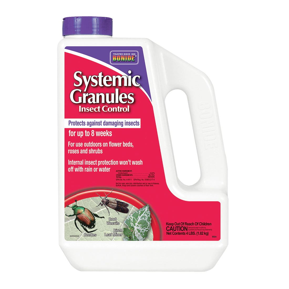 Bonide 9534 Insect Control, 4 lb Bottle