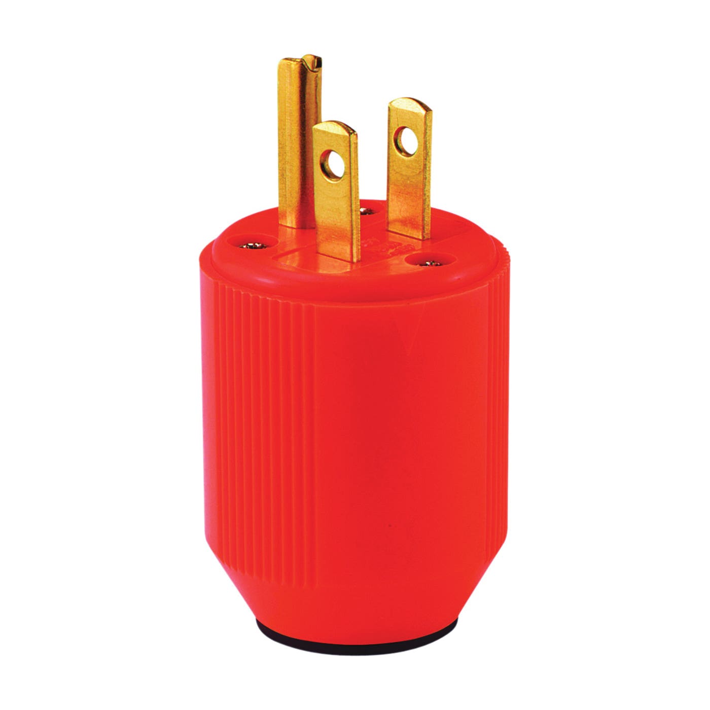 Eaton BP3867-4RN Electrical Plug, 2-Pole, 15 A, 125 V, NEMA: NEMA 5-15, Fluorescent Orange