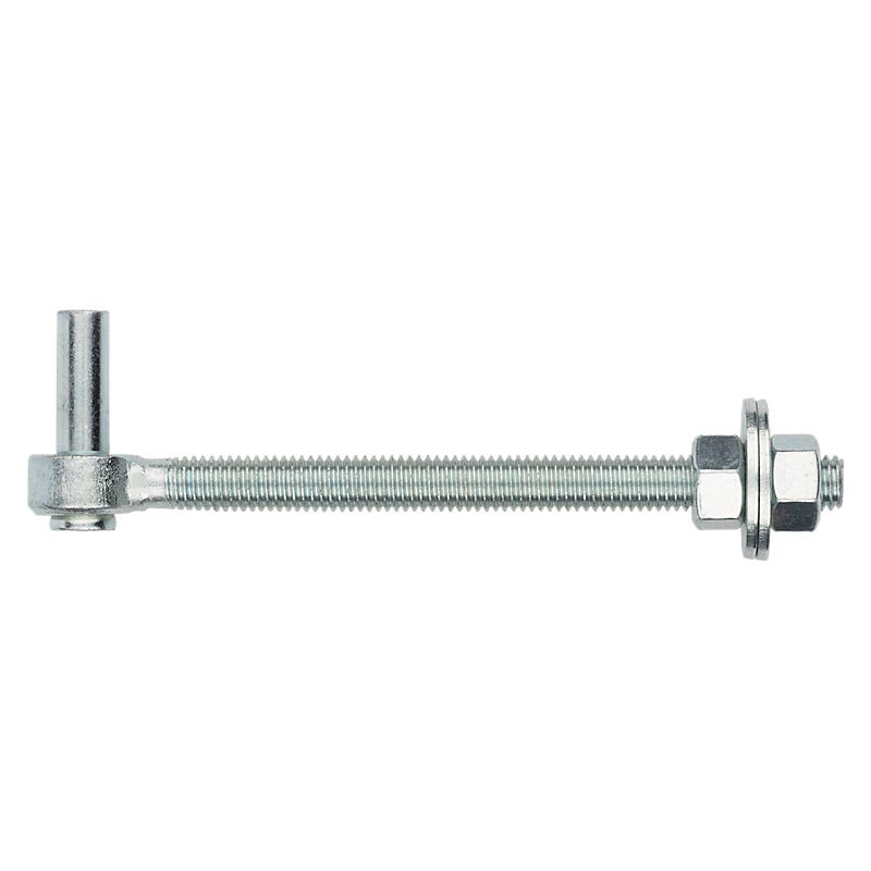 National Hardware N130-559 Full Threaded Bolt Hook, 1/2-13 Thread, 5-3/4 in L Thread, 6.87 in L, Steel, Zinc-Plated