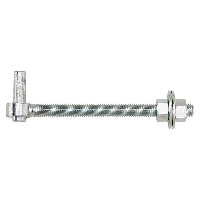 National Hardware N130-559 Full Threaded Bolt Hook, 1/2-13 Thread, 5-3/4 in L Thread, 6.87 in L, Steel, Zinc-Plated