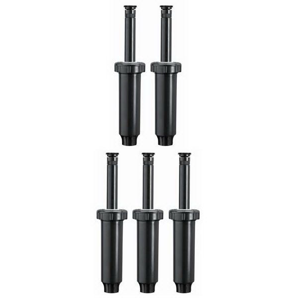 Orbit Head with Adjustable Pattern Nozzle, 1/2 in Connection, MNPT, 15 ft, Plastic