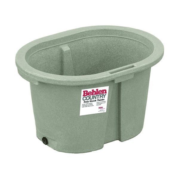 Behlen Country Farm Stock Tank Round 65 gal Polyurethane Granite Tan