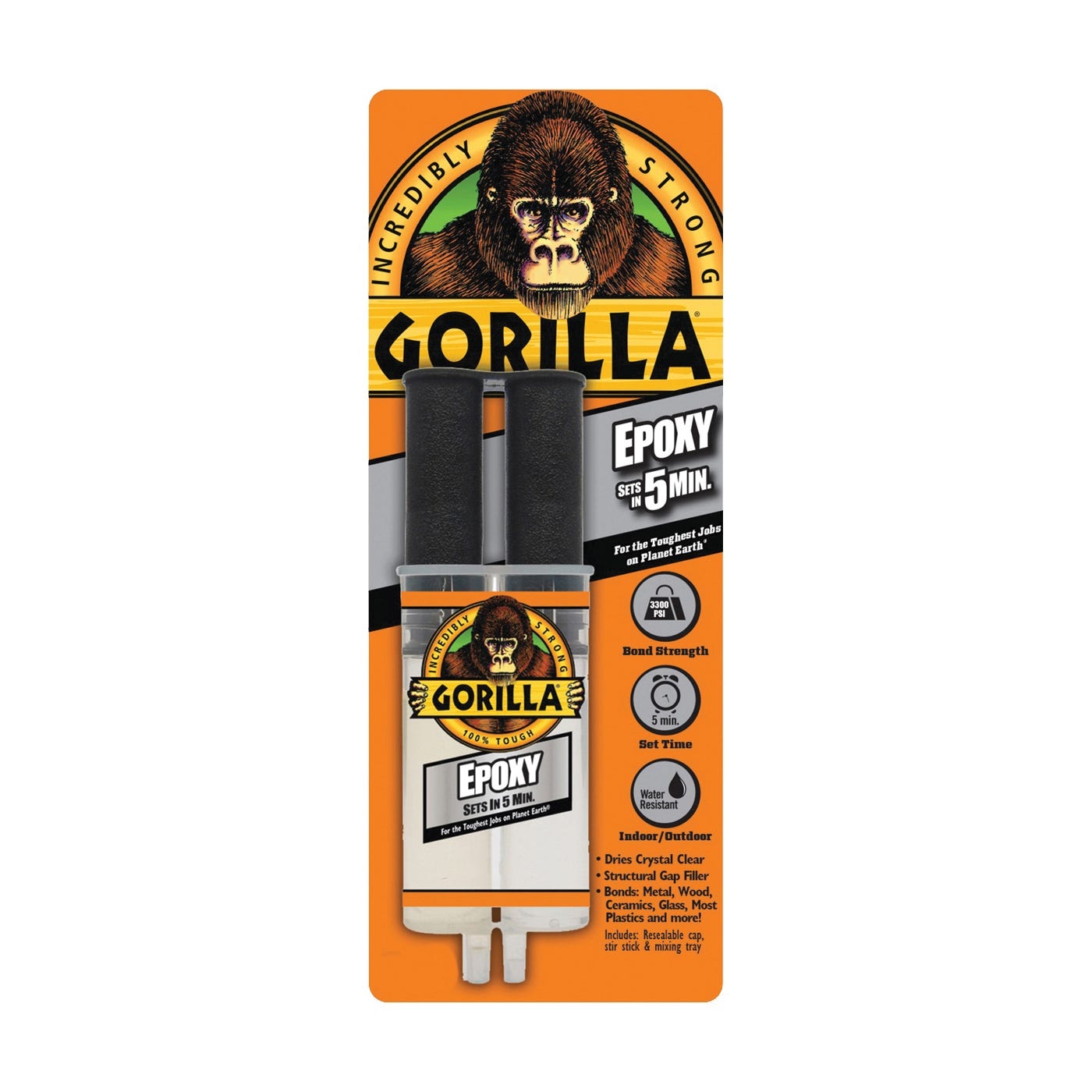Gorilla Epoxy Syringe 0.85 oz