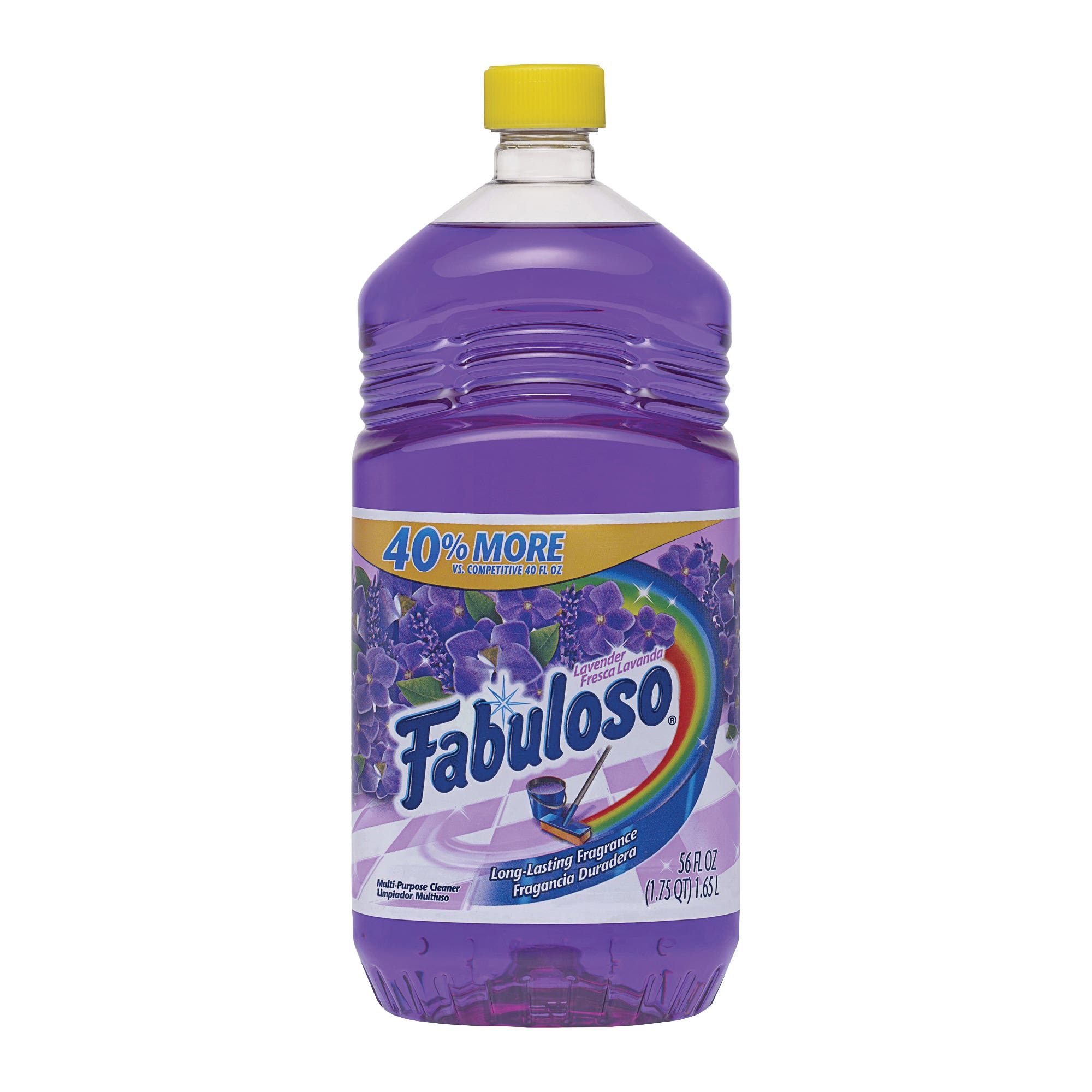 Fabuloso All-Purpose Cleaner, 56 oz Bottle, Liquid, Lavender, Purple