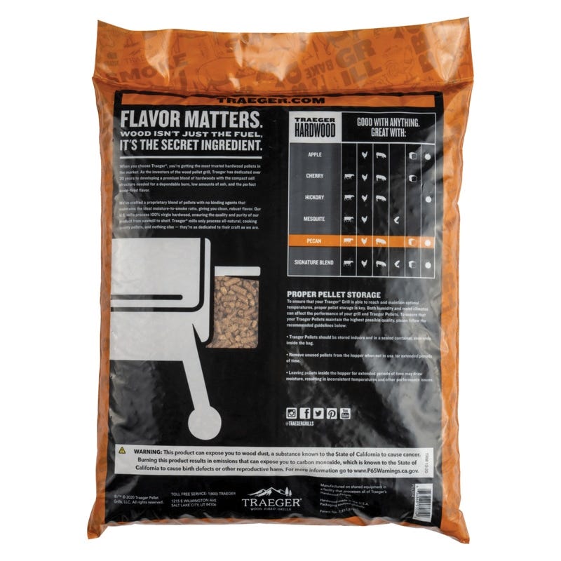 Traeger Pecan Hardwood Pellets