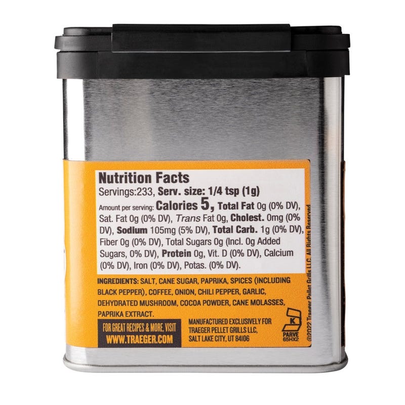 Traeger Coffee Rub