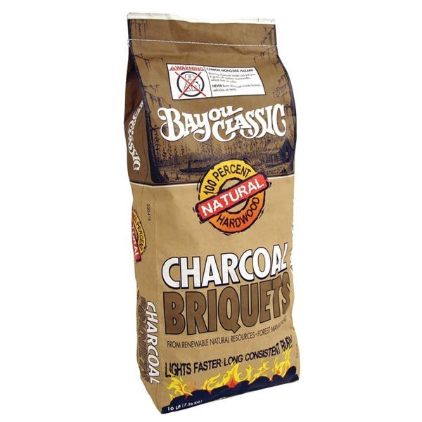 Bayou Classic Natural Hardwood Briquette, 16 lb Bag