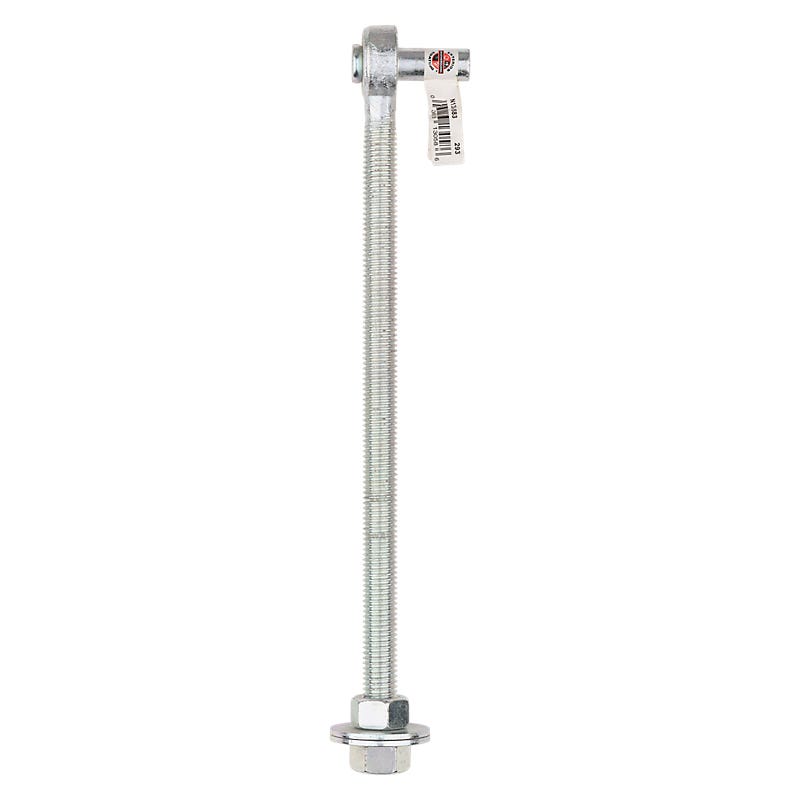 National Hardware N130-583 Full Threaded Bolt Hook, 5/8-11 Thread, 11-1/2 in L Thread, 13.12 in L, Steel, Zinc-Plated
