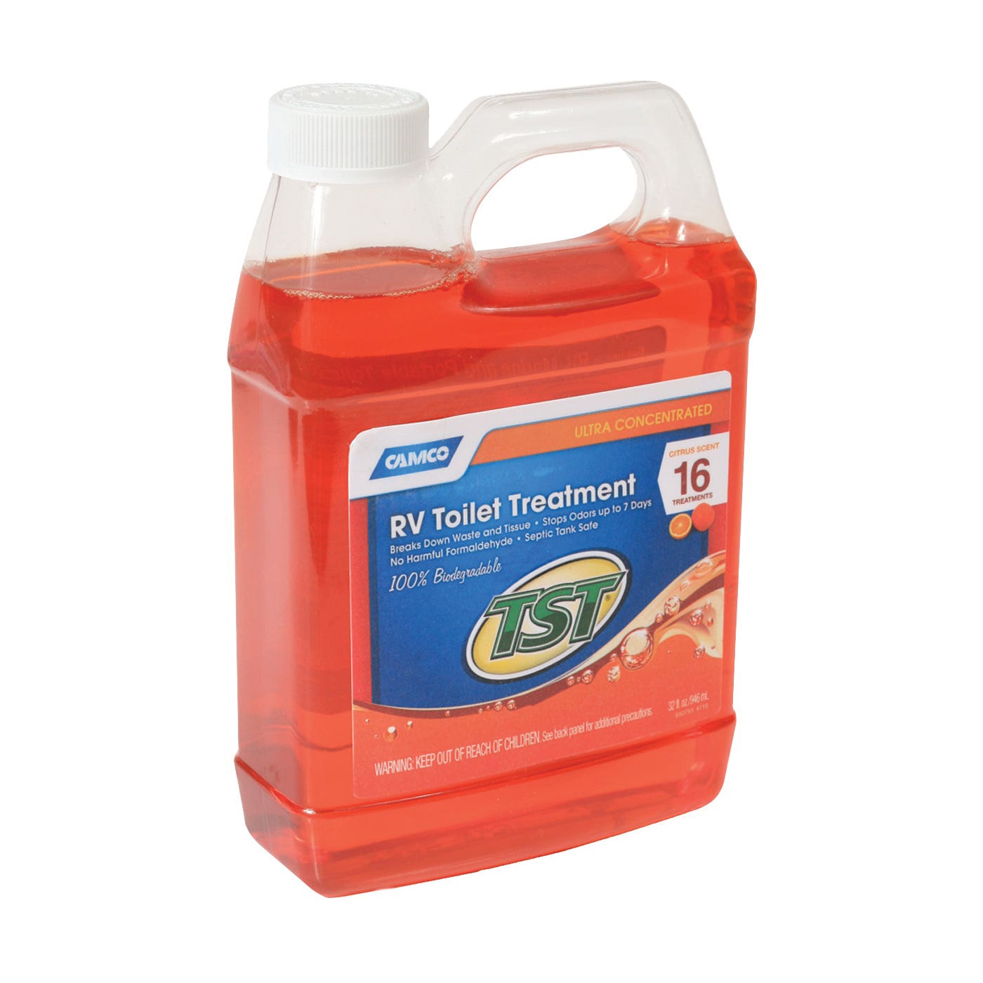 Camco RV Toilet Treatment Liquid Citrus 32 oz