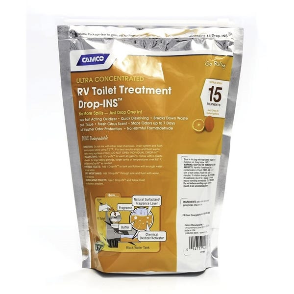 Camco RV Toilet Treatment Granular Citrus