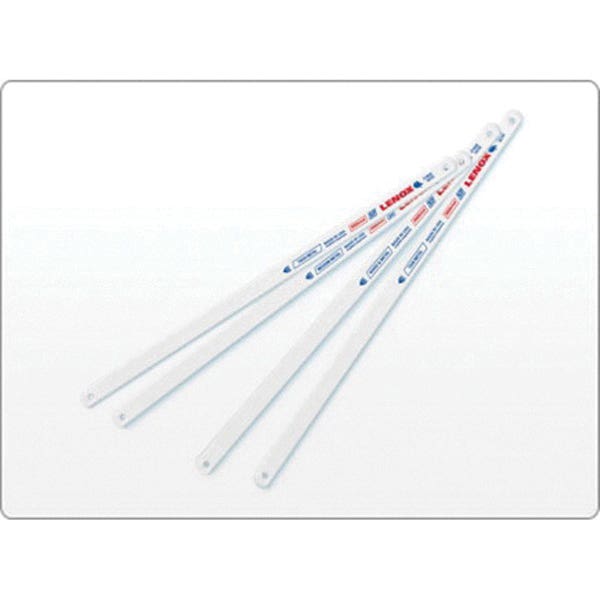 Lenox 20155S224HE Hacksaw Blade, Tuff Teeth, Bi-Metal, 1/2 in W, 12 in L, 24 TPI