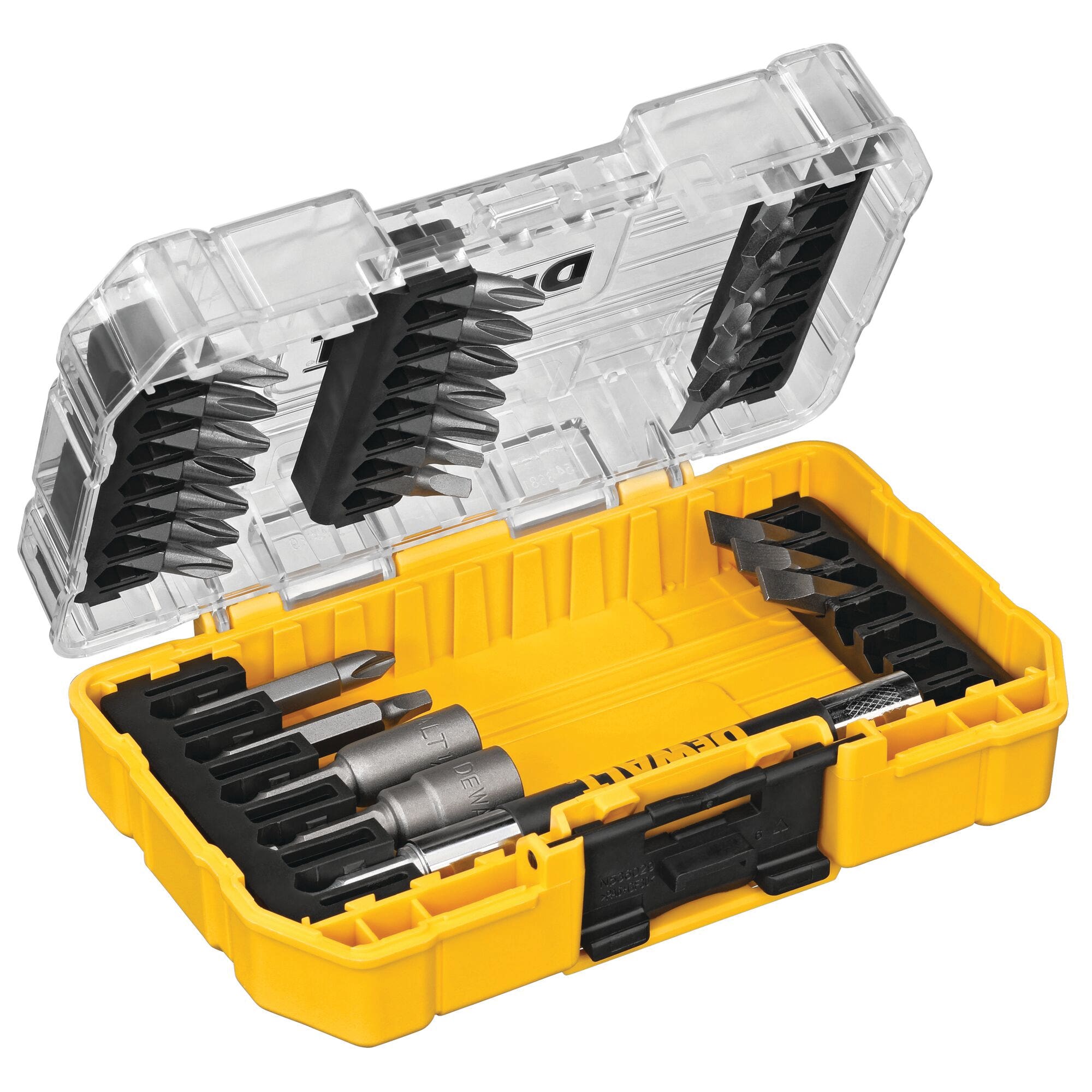 DEWALT DW2162 Screwdriver Bit Set with ToughCase+ System, Standard, Steel
