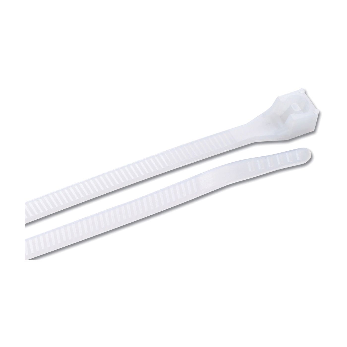 Gardner Bender 46-310 Cable Tie, 0.27 in Max Bundle Dia, Double-Lock Locking, 6/6 Nylon, Natural, 11 in L, 100/BAG