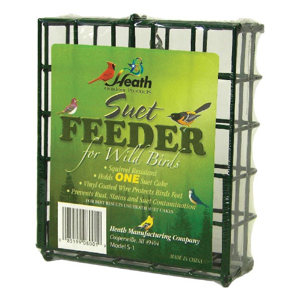 Heath Single Suet Feeder, Metal