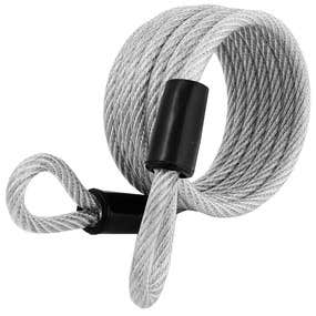 Master Lock 65D Looped End Cable, Steel Shackle, Suitable for: Bicycles, Grills/Lawnmowers, Tools, Ladders, Fences