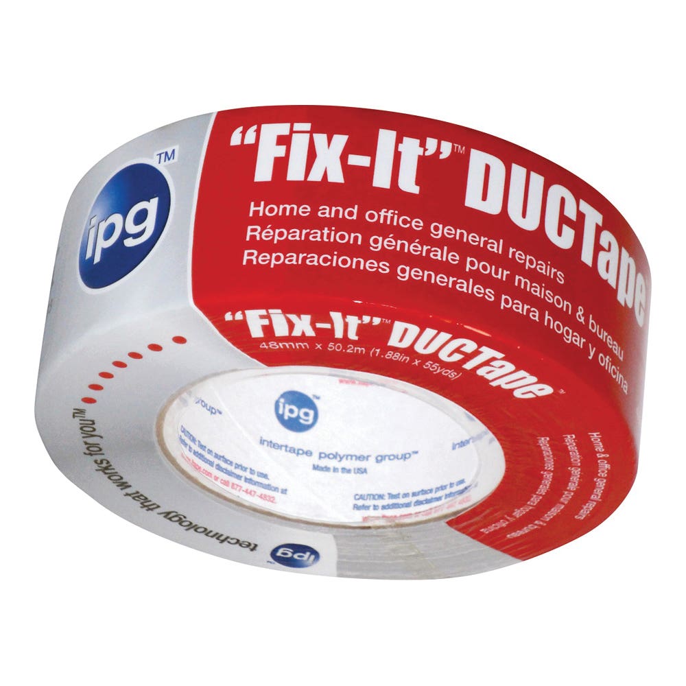 IPG Silver Duct Tape 55 yd x 1.88 in