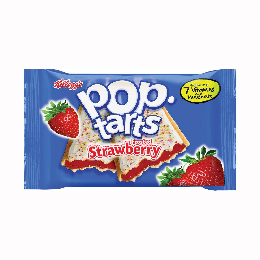Pop-Tarts Frosted Toaster Pastry, Strawberry Flavor, 3.67 oz