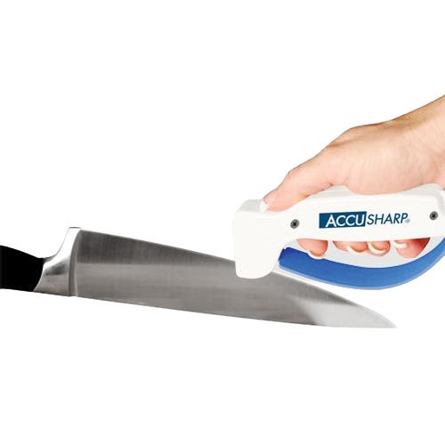 Accusharp Knife Sharpener Diamond?Honed Tungsten Carbide Plastic Handle