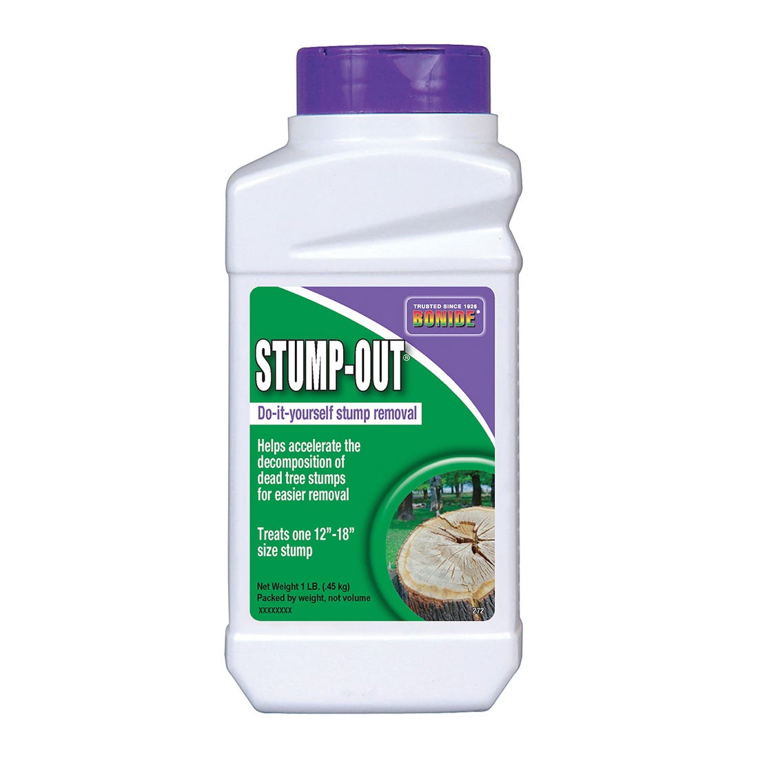 Bonide Stump-Out 272 Stump Removal, Granular, White/Yellow, 1 lb Bottle